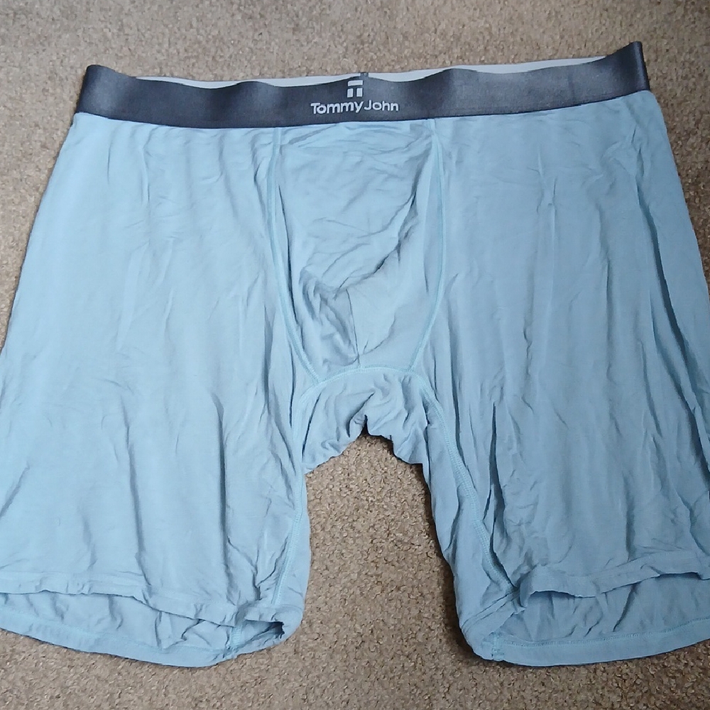 Tommy John Men's Sky Blue Boxer Briefs